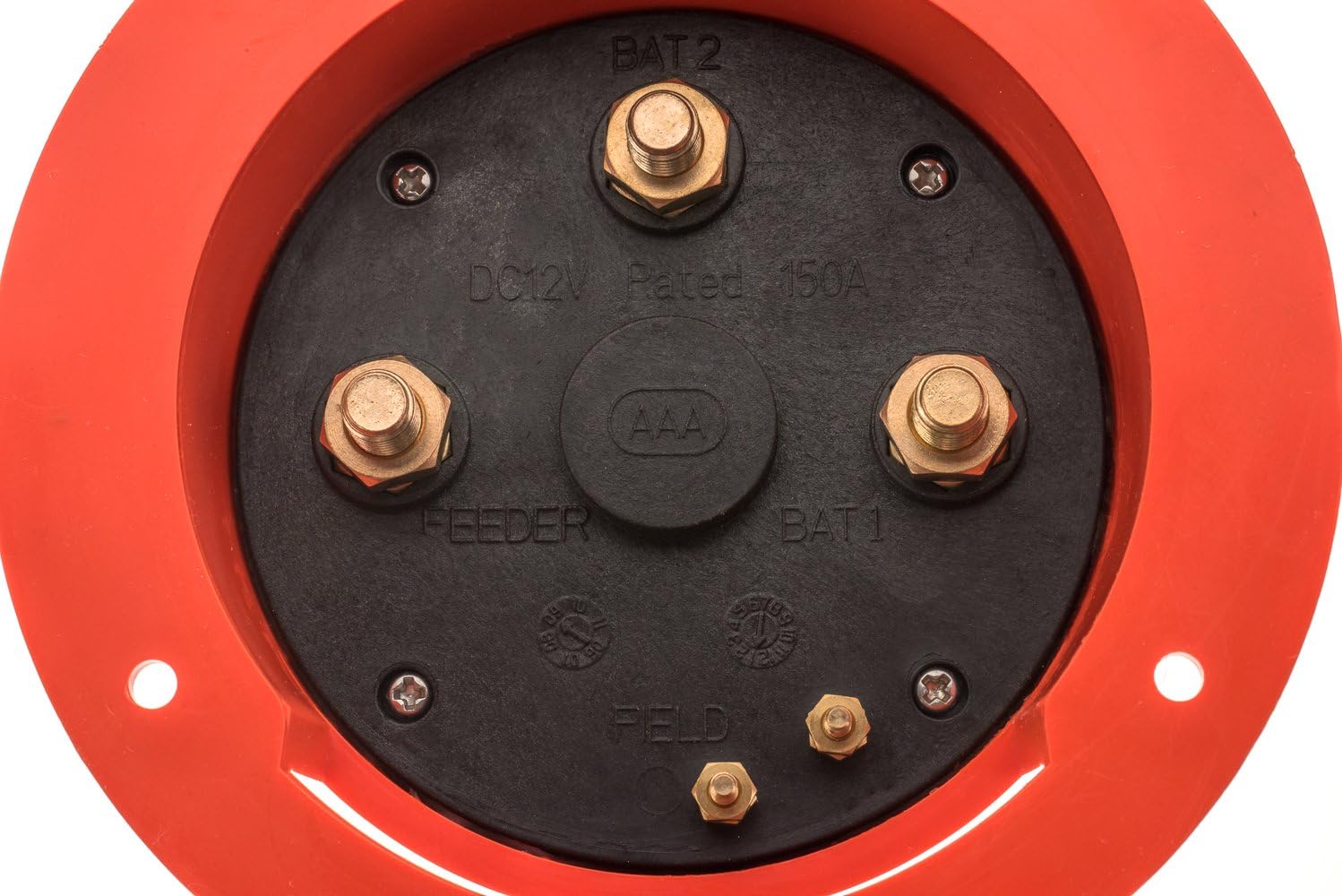 attwood 14230-3 Single Pole 4-Way Selector Marine Battery Switch, One Size : Battery Switch For Boat : Sports & Outdoors