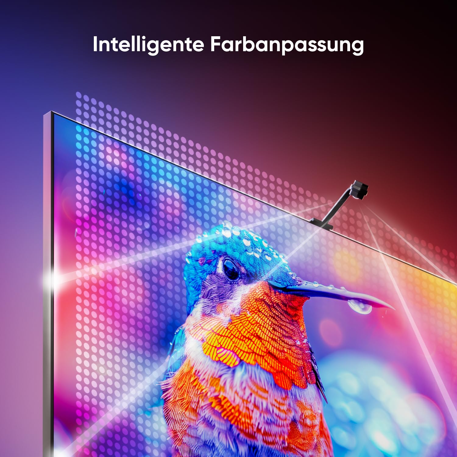 Nanoleaf 4D V2 Screen Mirror Zickzack Lightstrip Kit für TV/Fernseher bis zu 65 Zoll (165 cm) - Smart RGBW LED Streifen Hintergrundbeleuchtung + Kamera, Funktioniert mit Alexa Apple 3