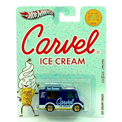 ICE CREAM TRUCK * CARVEL ICE CREAM * Hot Wheels 2012 Nostalgia Series 1:64 Scale Die-Cast Vehicle