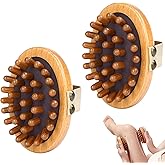 Gyinere Meridian Massage Brush,Massage Brush for Belly,Meridian Brush for Belly,Wood Therapy Mass Age Tools for Fat,Wooden Mass Age Brush for Body Shaping, Muscle Pain Relief (2pcs)