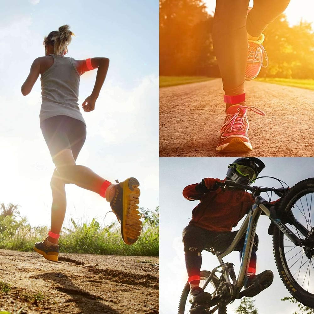 Cozihom Reflective Bands, Reflective Slap Bracelet, Reflective Wristband High Visibility Reflectors, for Night Run, Night Cycling, Night Working. 12 Packs Yellow. : Sports & Outdoors