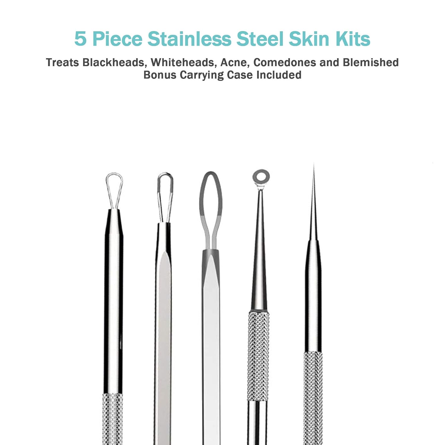 EZBASICS Facial Steamer Nano Ionic Face Steamer for Home Facial, Unclogs Pores, Warm Mist Humidifier Atomizer, Humidifier Moisturizing Face Spa Steamer, Bonus Stainless Steel Skin Kit (Blue): Beauty