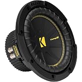 KICKER 50CWCD84 CompC 8" Subwoofer Dual Voice Coil 4-Ohm