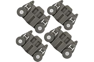 M MOTICO Upgraded W10195417V Dishwasher Wheels Lower Rack (4 Pack)for Kitchen-Aid Kenmore Whirlpool Dishwasher Parts Replace WPW10195417V,W10195417,AP4538395,AP6016764, PS11750057, PS2579553/ Appliance Wheels
