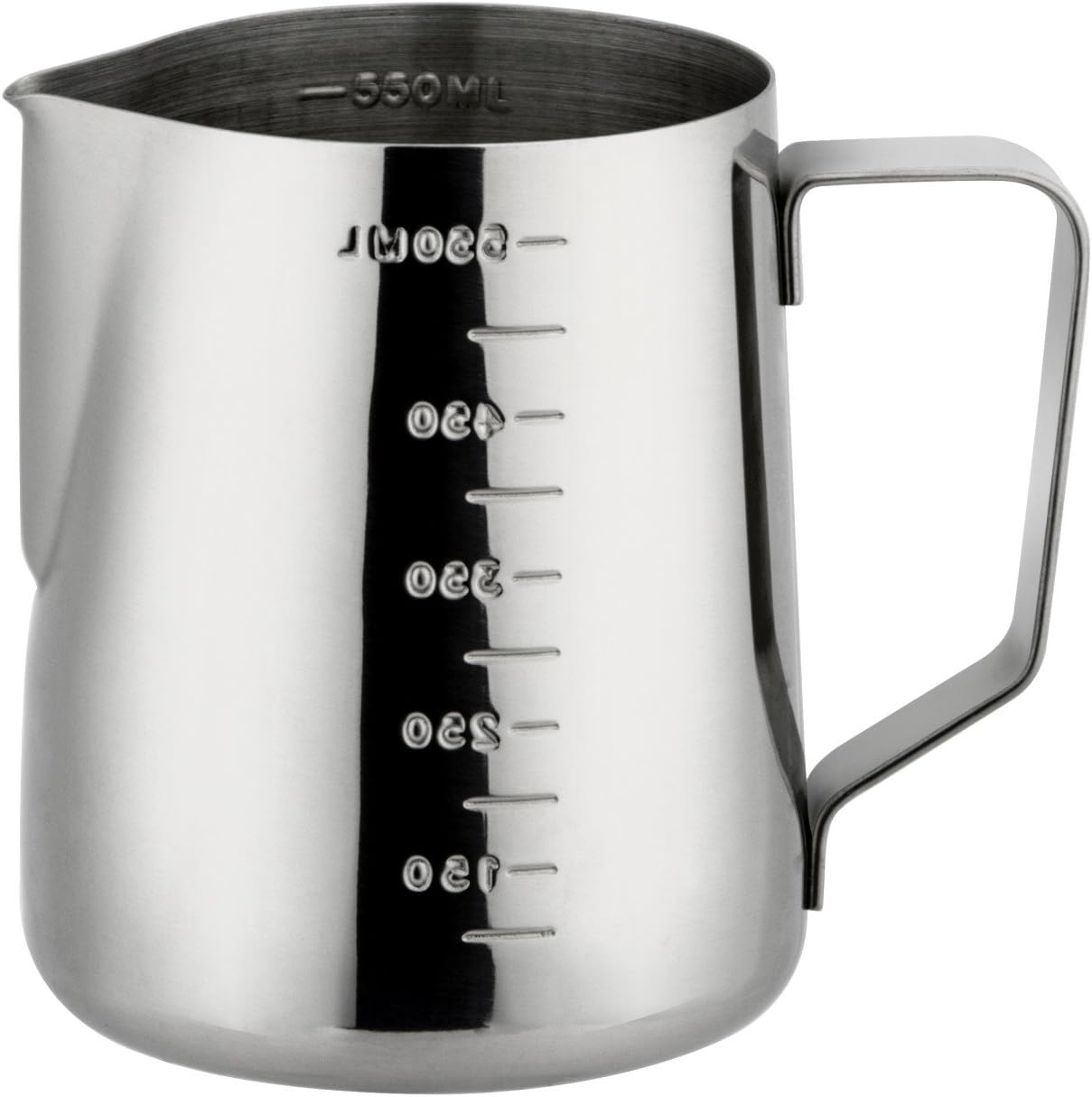 Milk Frothing Pitcher,JoyFork Professional Milk Frothing Pitchers, Stainless Steel Pouring Jug, Milk Frother Cup With Measurement Scales, Milk Pitcher for Tea, Coffee and Latte Art 12OZ/350ml