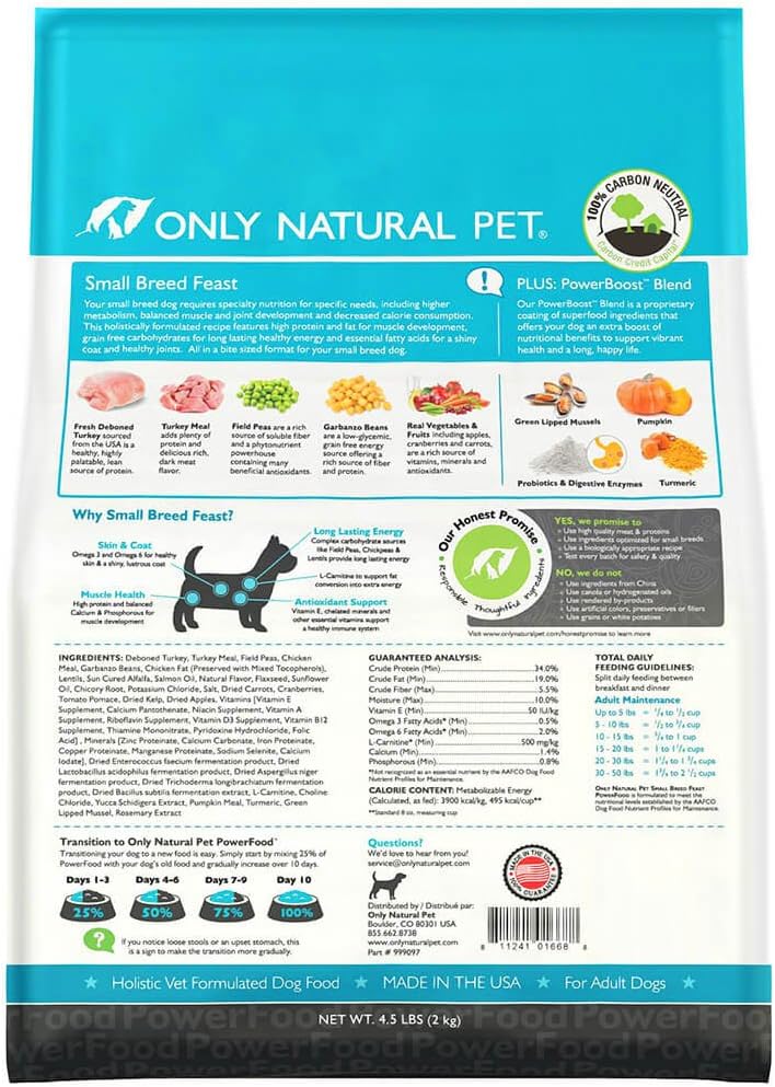 only natural pet large breed feast