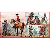 Masterbox Bundle LOT of Indian Series XVIII Century 3 Plastic Kits 1/35