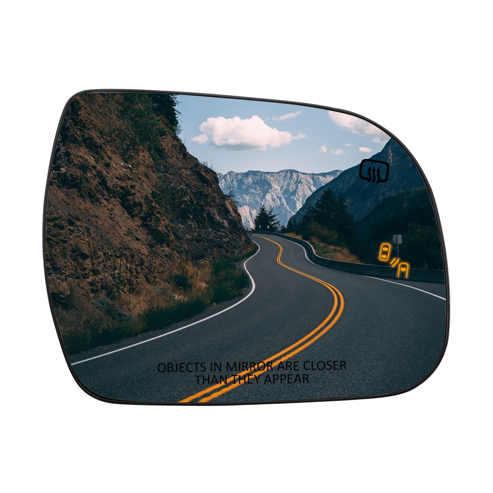 Photo 1 of LOIYLLEN Passenger Side Mirror Replacement for Toyota Sienna 2011 2012 2013 2014 2015 2016 2017 2018 2019 - Right Side Mirror Glass, Rear View Mirrors Glass with Power Heated & Blind Spot