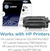 HP CE255X 55X High Yield Black Original LaserJet Toner Cartridge 12500 Pages view 2
