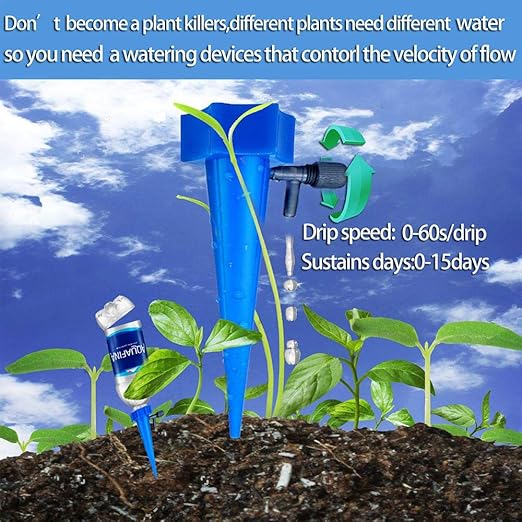 Watering Equipment Hamkaw Plant Self Watering Spikes Vacation