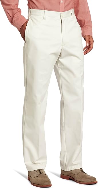 izod men's american chino flat front pant