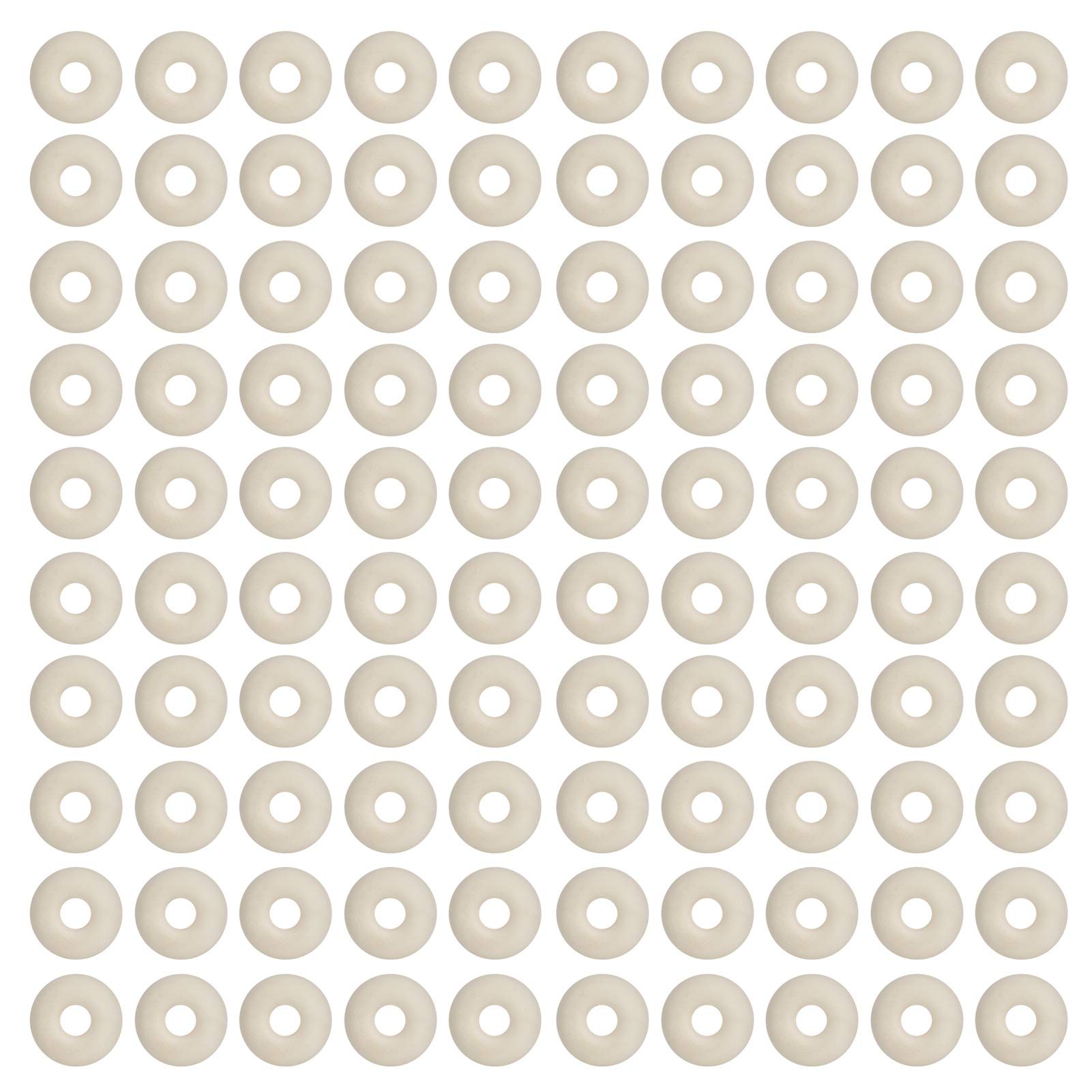 Fdit 100 Pcs Circle Pig Cattle Sheep Tail Cutting Castration Rubber