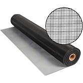 Phifer Aluminum Screen, 48-Inch by 100-Feet, Black, 3001234