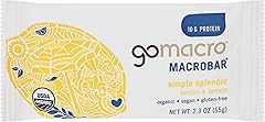 GOMACRO Organic Lemon & Lemon Macrobar, 2.3 OZ