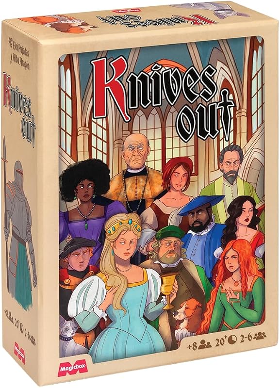 Knives out - Juego de Mesa de Estrategia - Grupos Grandes - De 3 a 10 Jugadores - A Partir de 10 años. — foto 1 de 6