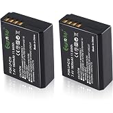 Eeyrnduy 2-Pack of LP-E10 Batteries for Canon EOS Rebel T7 T6 T5 T3, Kiss X50 X70, EOS 1100D 1200D 1300D 2000D Digital Camera