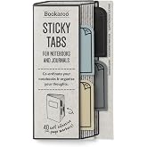 IF Bookaroo Sticky Tabs - Mono,White