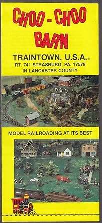 Choo Choo Barn Traintown Usa Tourist Folder Strasburg Pa 1960s At