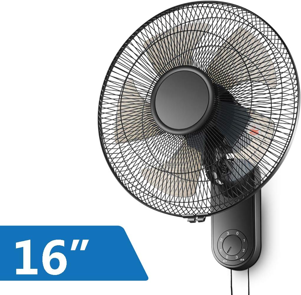 16"/18" Oscillating Wall Mounted Air Cool Fan with 3 Speed Settings