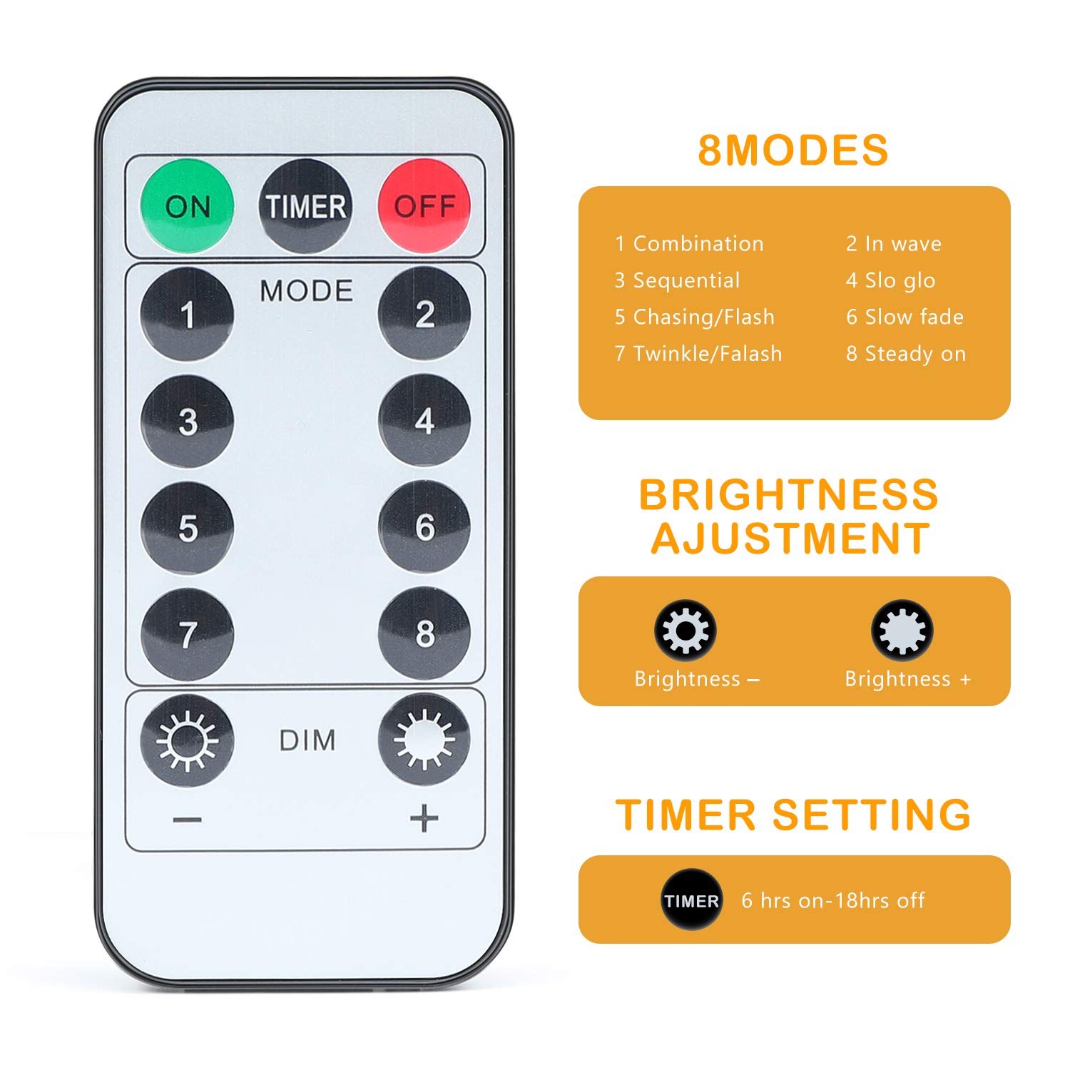 Craftersmark 100 Micro LED Fairy String Light Battery Powered 33ft Long Ultra Thin String Copper Wire Lights with Remote Control and Timer Perfect for Christmas, Thanksgiving, Wedding, Party, Bedroom