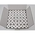 DOUBLELIN Prewound Bobbin, Plastic Sided, Size L(SA155, Size 9.4), White, 144pcs, 60S/2 Polyester for Embroidery, Compatible with Babylock, Brother, Consew, Juki, Singer, Tajima & More(60S2, White)