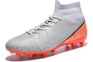 YIDUM Mens Soccer Cleats Outdoor Lightweight High-Top Training Boots Ground Athletic Football Boots Soccer Shoes for Men/Women
