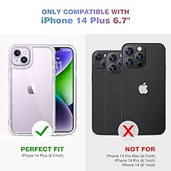 Diaclara Designed for iPhone 14 Plus Case, Full
