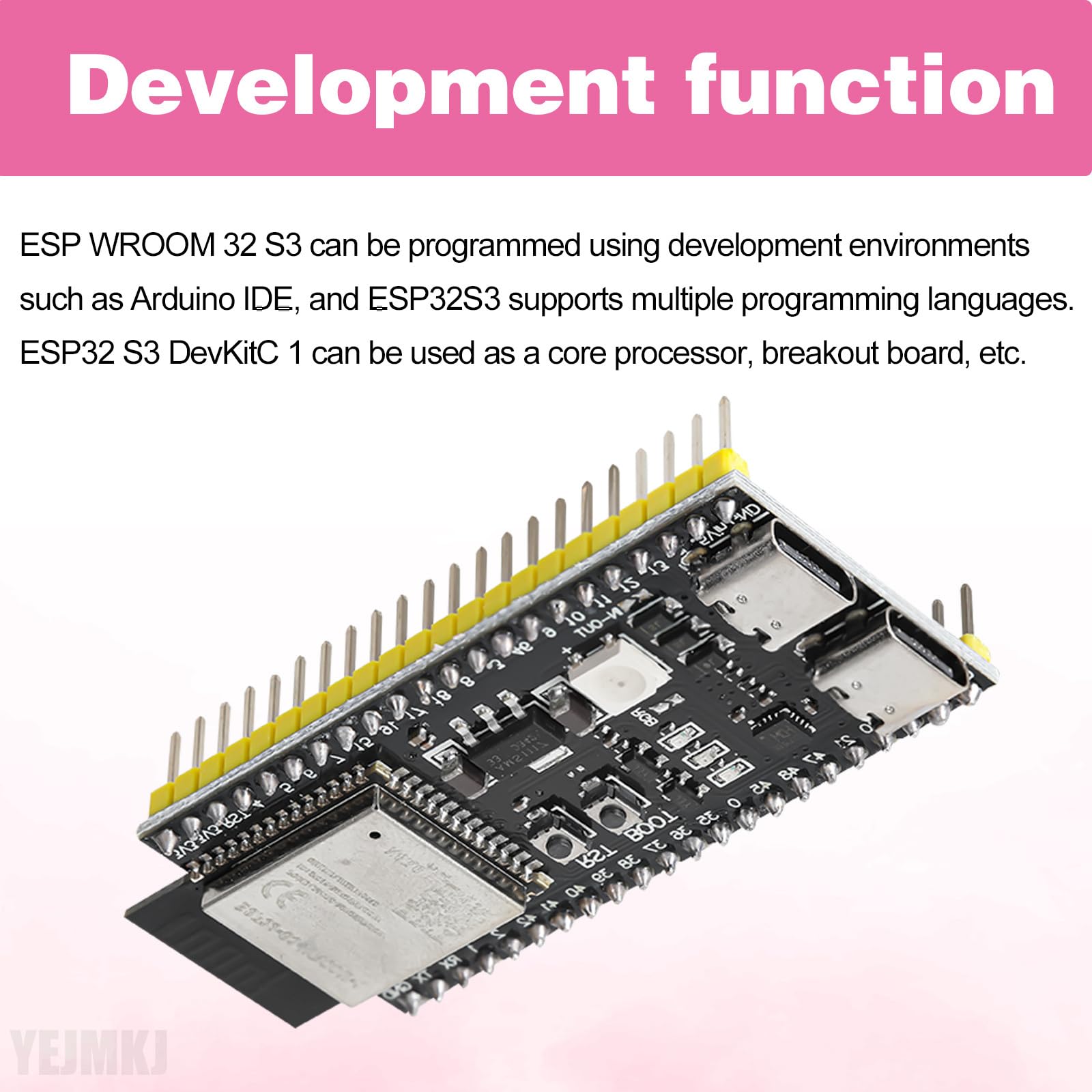Mua YEJMKJ 2 Pieces ESP32 S3 Development Board N8R8 ESP WROOM 32 S3 ...