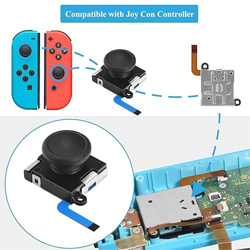 Joycon Joystick Replacement Pack, Replacement Joystick Analog Thumb Stick  for Switch Joy-Con Controller Sw - Main Image