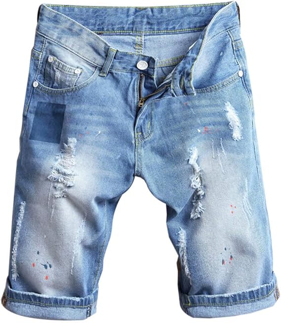 Amazon Japhot ハーフパンツ デニム 5分丈 ジーンズ 半ズボン メンズ ショートパンツ ダメージ 短パン 夏 おしゃれ ストレッチ 大きいサイズ カジュアル 通勤 通学 ショートパンツ 通販