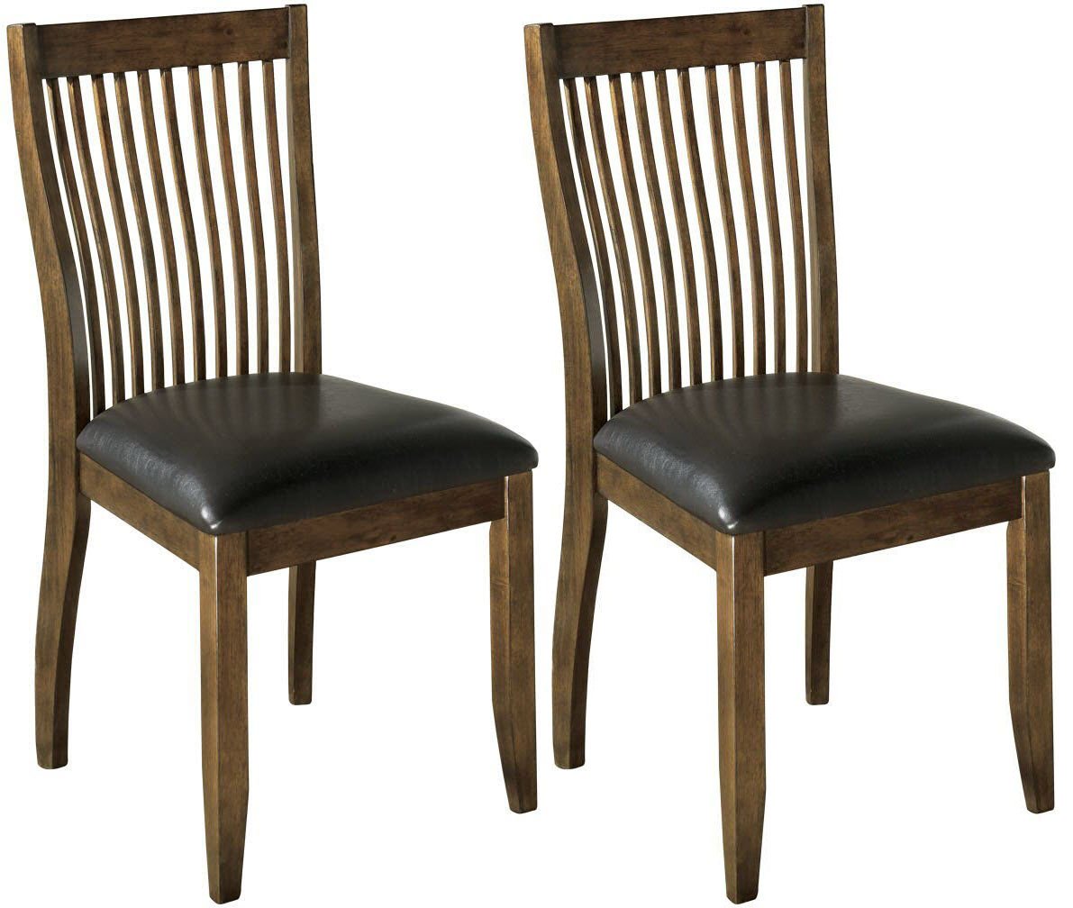 Signature Design by Ashley Stuman Traditional Faux Leather Comb Back