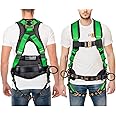 Palmer Safety Hammerhead 5pt Safety Harness Back Padded, QCB Chest, Tongue Buckel Legs Straps, Back & Side D-Rings