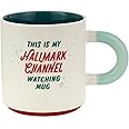 Hallmark Channel Christmas Coffee Mug ("This is My Hallmark Channel Watching Mug") 17 oz., Red Truck, Mint Green Handle, Christmas Gifts