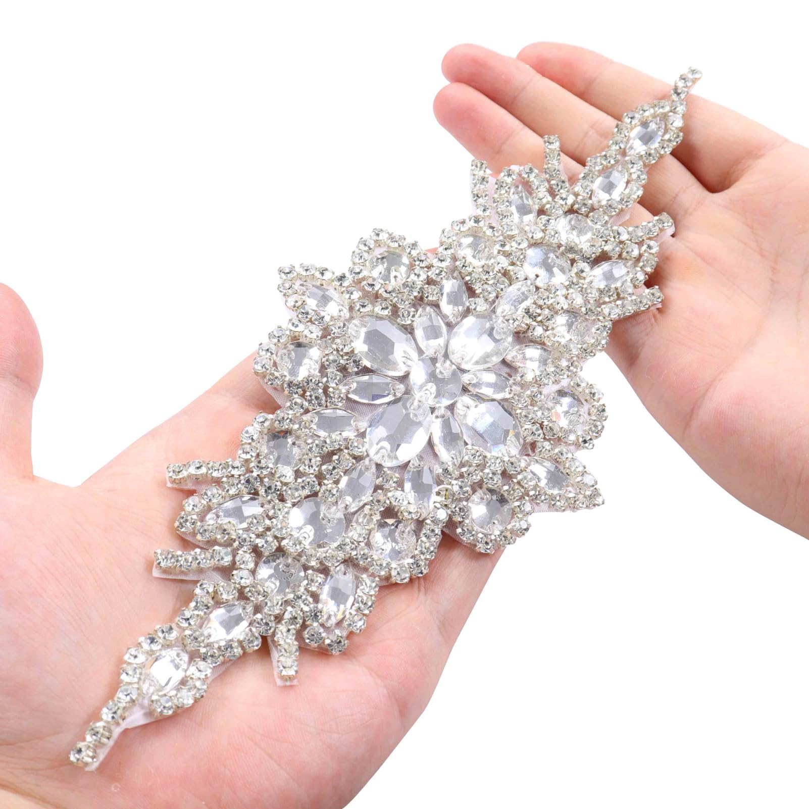 Photo 1 of ShiDianYi Elegant Sash/Wedding Applique - Rhinestones Hot Fix or Sew On Belt Sash for Dress