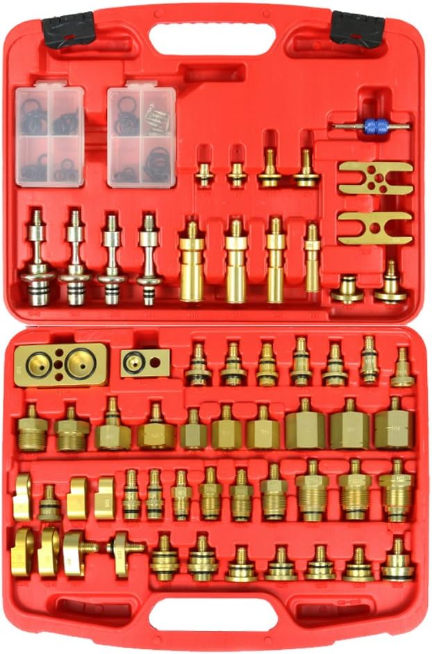 Vogvigo Auto Air Conditioning Leak Detection A/C Testing Tools for European American Cars Leak Check/plugging/Testing Connector Repair kit