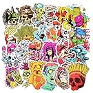 Graffiti Stickers for Car, Laptop , Skateboard, Luggage , Waterproof Vinyl Decals for Motorcycle ,Bicycle,Bumper (50Pcs/Pack Punk Style)