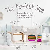 Infatot Teething Mittens 2-Pack Koda Koala Baby Teether Cream view 9