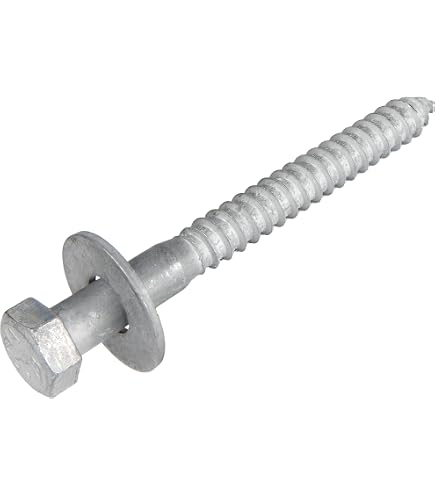 SS Lag Screw, 6mm x 65mm, (1/4 inch x 2 1/2 inch) - Steel Hardware SS Lag Screw, 6mm x 65mm, (1/4 inch x 2 1/2 inch) - Steel Hardware