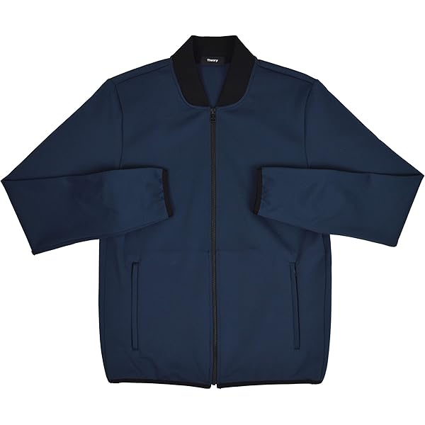 新品Theory Compact Crepe Zip Up Bomber Crepe Bomber Jacket | Theory