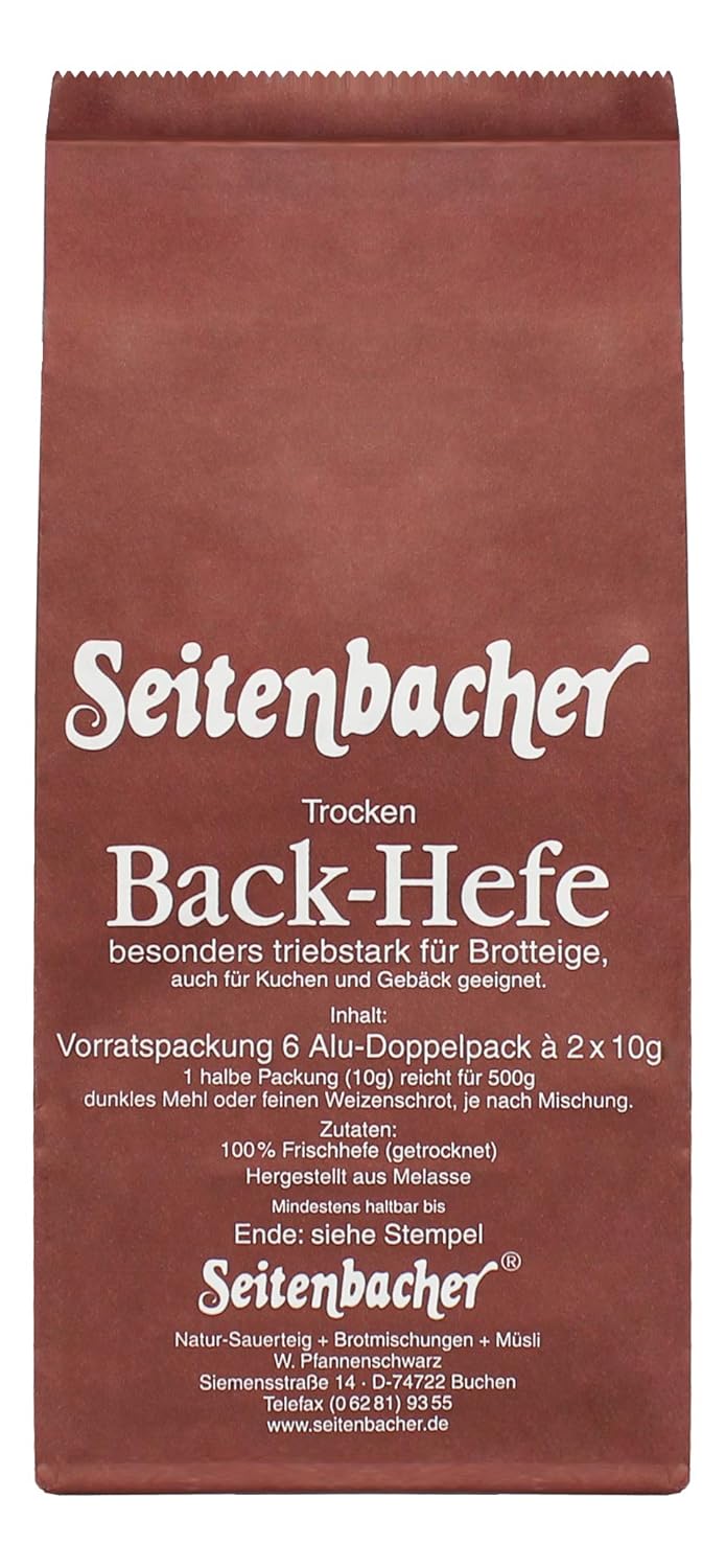 Seitenbacher Hefe Vorratspack 6x20g - Hefe kaufen