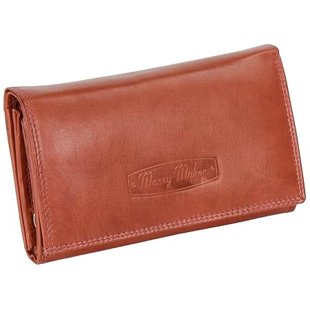 Ledershop24 Damen Leder Geldbörse Damen Portemonnaie Damen Geldbeutel - Lang Rust Leder - Geschenkset + exklusiven Schlüssela