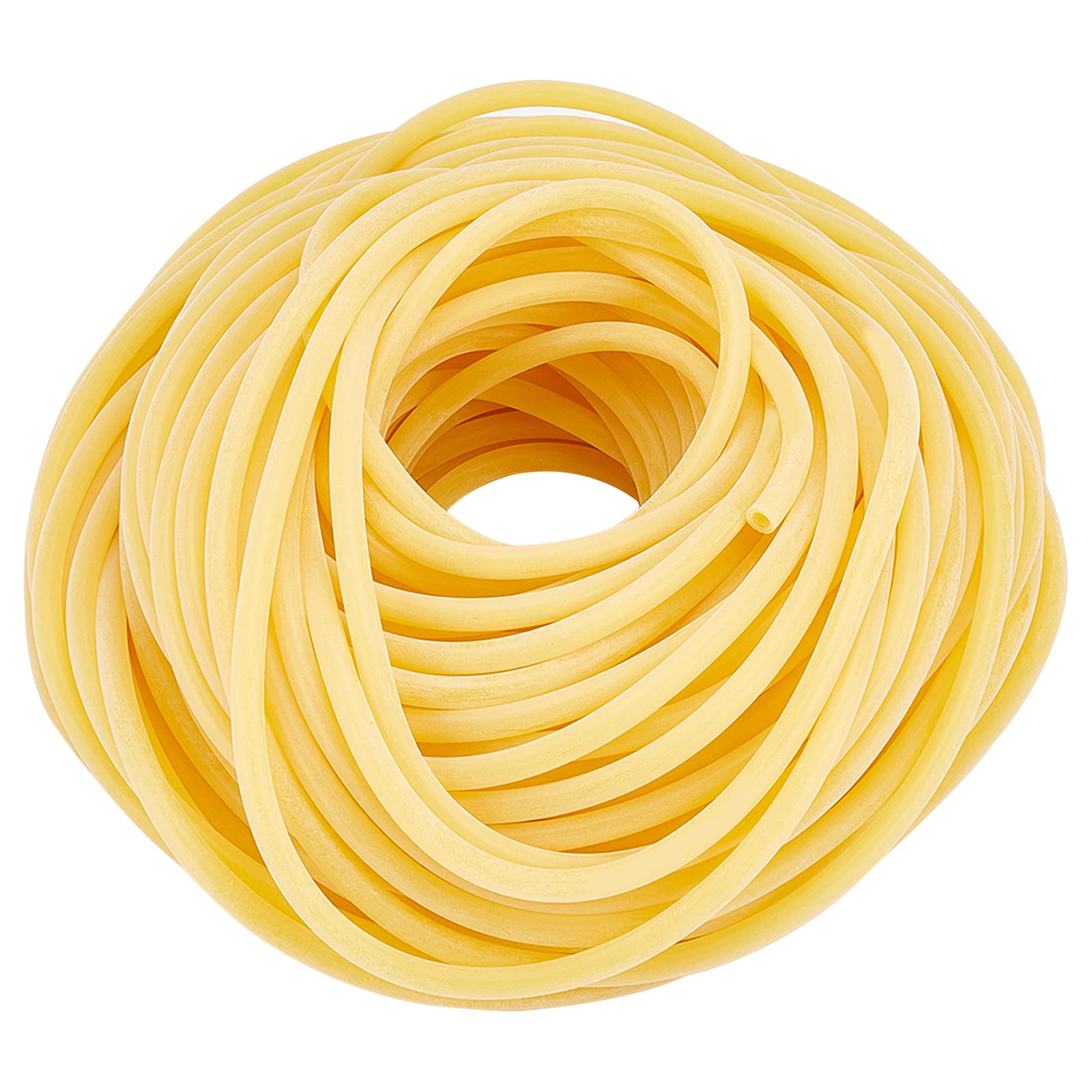 OLYCRAFT 65 Feet Synthetic Latex Rubber Tubing 4mm Surgical Tube Rubber Hose Rubber Tube Cord for Slingshot Elastic Parts Sports Exercise and Fitness
