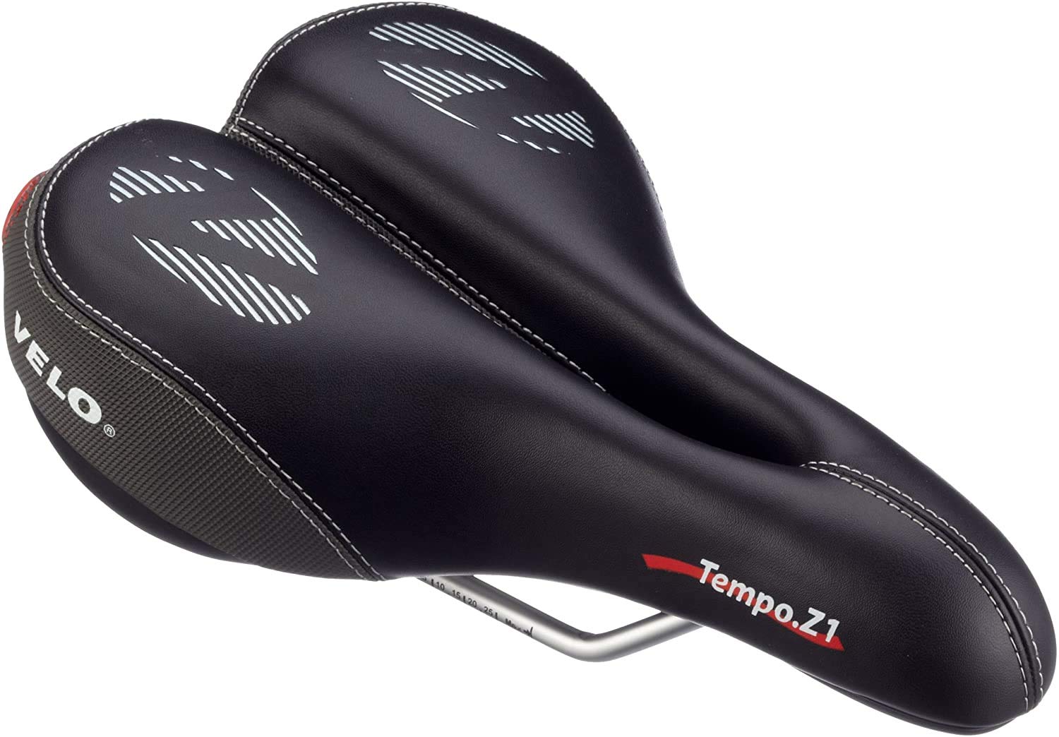 Velo Tempo Mens Trekking Saddle - 260X170 mm, Black