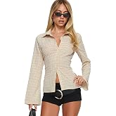 Princess Polly Women's Tie Back Button Up Top