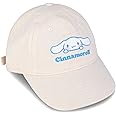 Roffatide Anime Cinnamorol Cute Kids Baseball Cap Adjustable Cartoon Plush Baseball Hat for Girls Boys Cotton Dad Hat