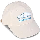 Roffatide Anime Cinnamoroll Cute Kids Baseball Cap Adjustable Cartoon Baseball Hat for Girls Boys Printed Cotton Dad Hat White