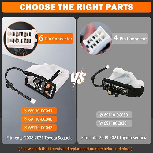 Rear Tailgate Lock Actuator Motor For 2008-2021 Toyota Sequoia - Direct OEM Replacement