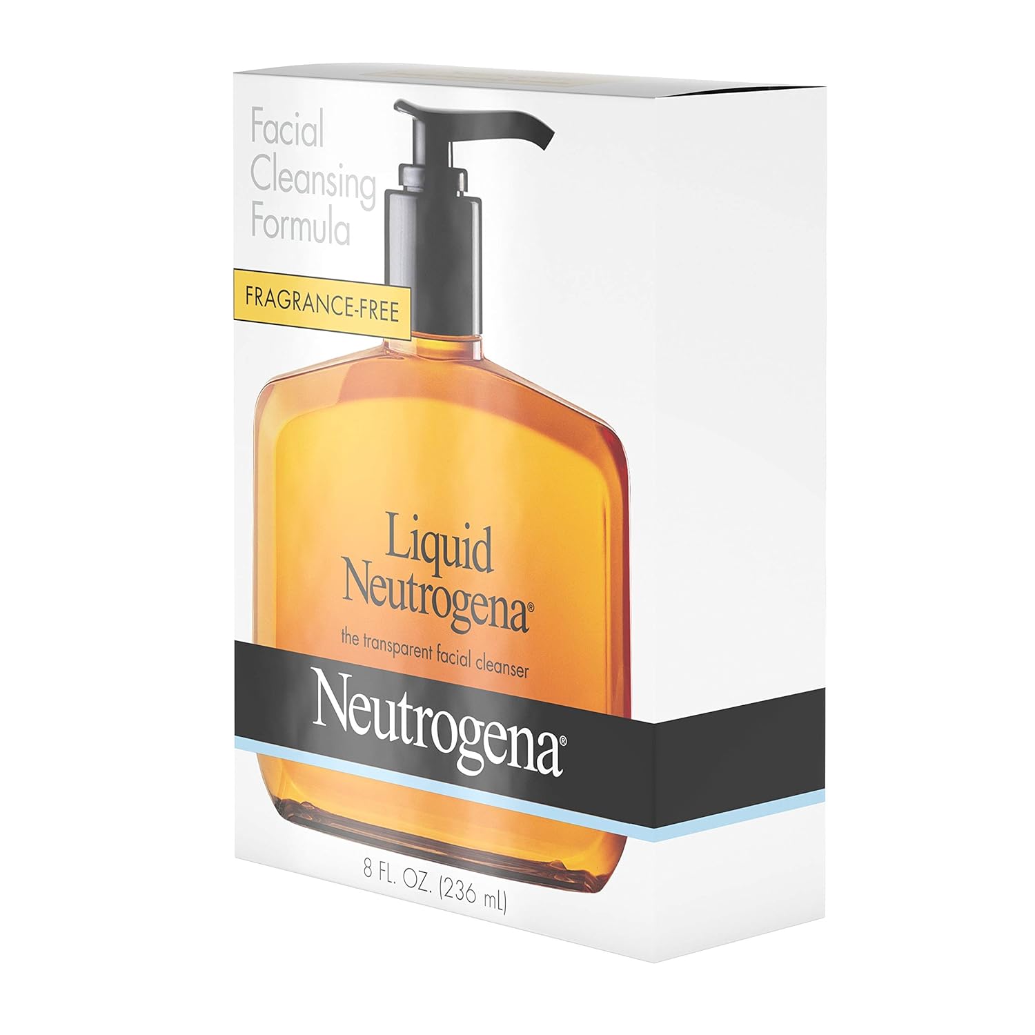 Liquid Neutrogena Fragrance-Free Gentle Facial Cleanser with Glycerin, Hypoallergenic & Oil-Free Mild Face Wash, 8 fl. oz : Facial Cleansing Products : Beauty