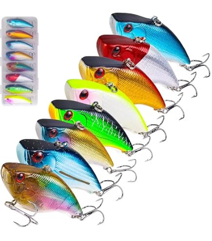 bravado fishing lure Amazon.com : NOBONDO 10 PCS Lipless Crankbait Fishing Lures for Saltwater  Freshwater – 3/5 OZ VIB Lures with 3D Eyes, Sinking Vibe Crank Baits  Swimbaits Minnow for Bass Trout Catfish Pike Walleye :