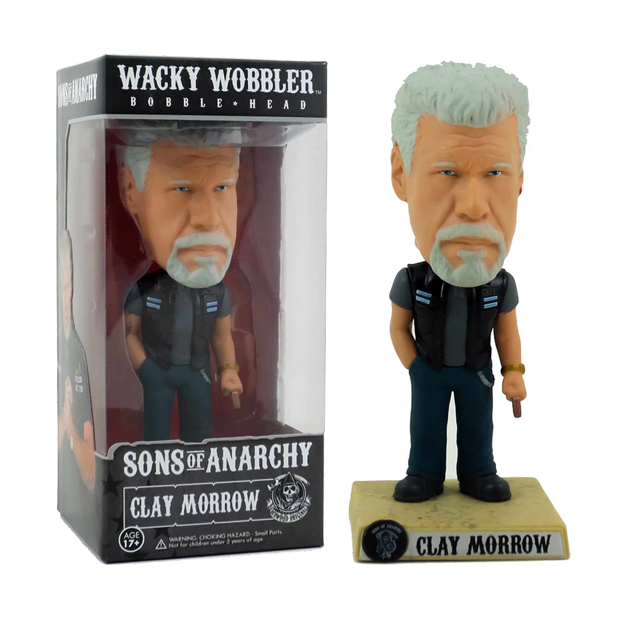 Funko Sons of Anarchy Clay Morrow Wacky Wobbler Bobble Head